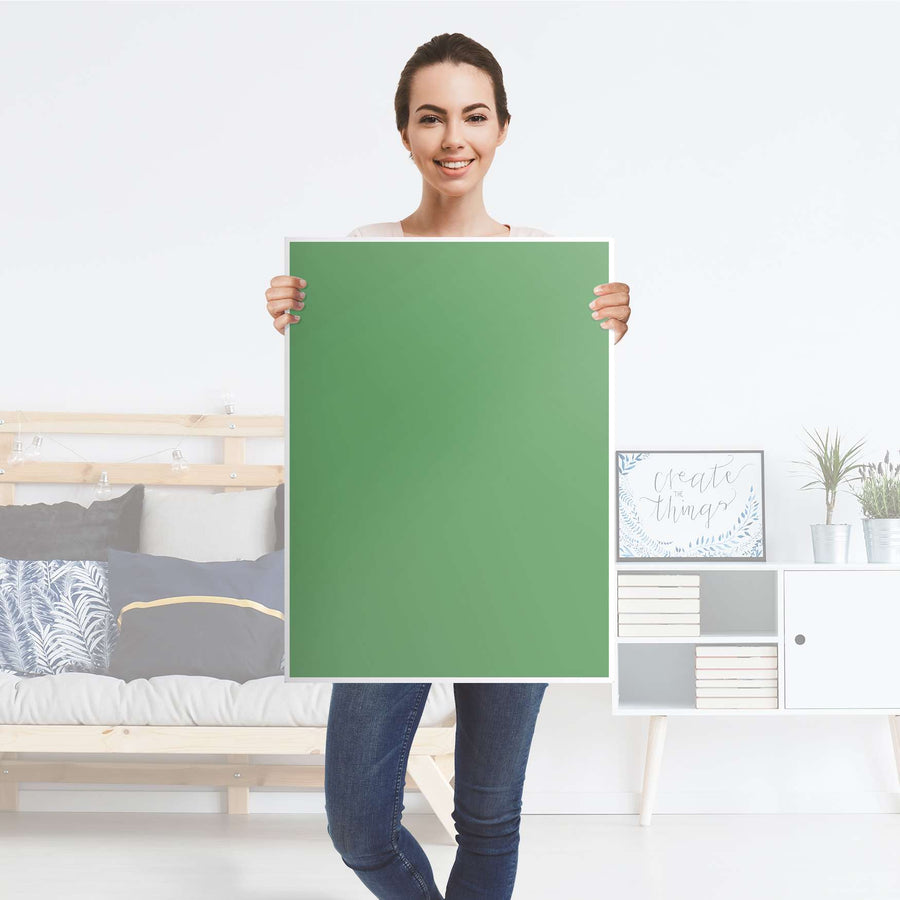 Kühlschrank Folie Grün Light - Küche - Kühlschrankgröße 60x80 cm