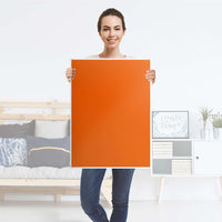 Kühlschrank Folie Orange Dark - Küche - Kühlschrankgröße 60x80 cm