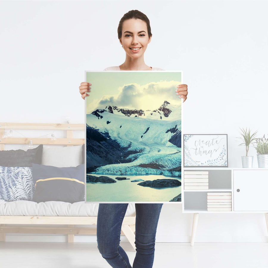 Kühlschrank Folie Patagonia - Küche - Kühlschrankgröße 60x80 cm