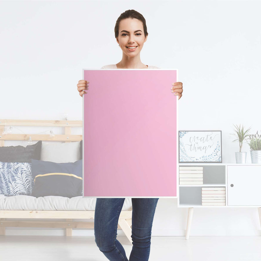 Kühlschrank Folie Pink Light - Küche - Kühlschrankgröße 60x80 cm