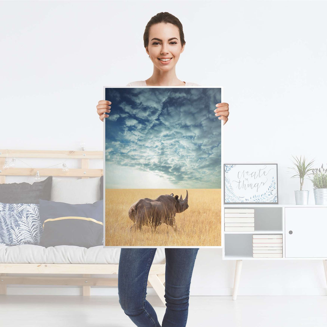 Kühlschrank Folie Rhino - Küche - Kühlschrankgröße 60x80 cm