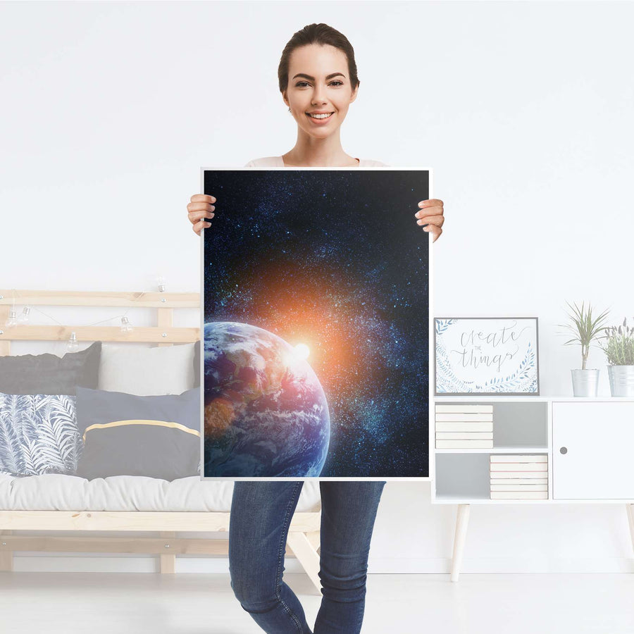 Kühlschrank Folie Sunrise - Küche - Kühlschrankgröße 60x80 cm