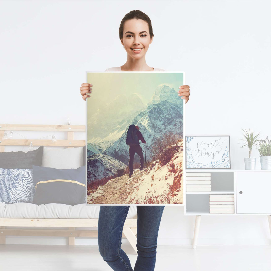 Kühlschrank Folie The sky is the limit - Küche - Kühlschrankgröße 60x80 cm
