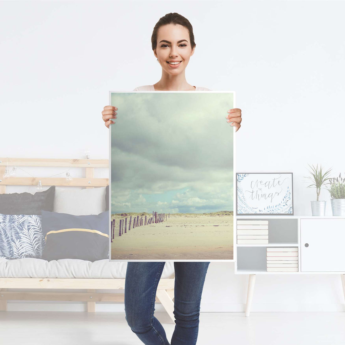 Kühlschrank Folie Wellenbrecher - Küche - Kühlschrankgröße 60x80 cm