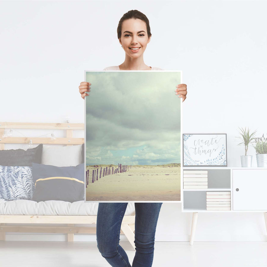 Kühlschrank Folie Wellenbrecher - Küche - Kühlschrankgröße 60x80 cm