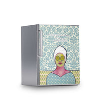 Kühlschrank Folie -Frau Gurke- Kühlschrank 60x80 cm