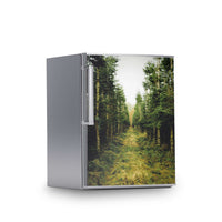 Kühlschrank Folie -Green Alley- Kühlschrank 60x80 cm