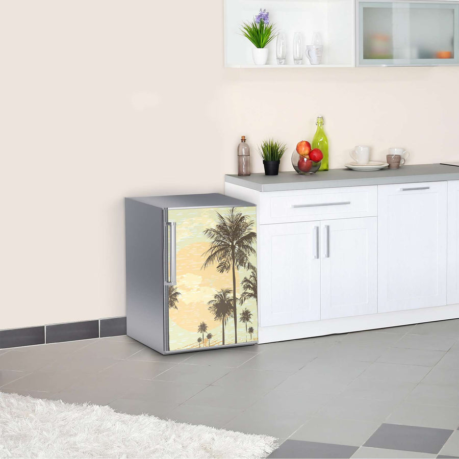 Kühlschrank Folie Beach Palms  Kühlschrank 60x80 cm