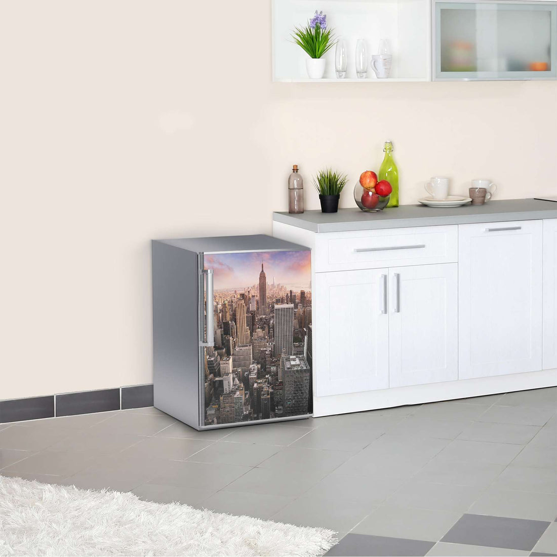Kühlschrank Folie Big Apple  Kühlschrank 60x80 cm