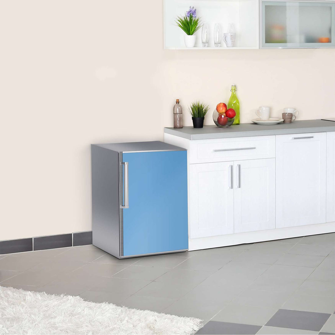 Kühlschrank Folie Blau Light  Kühlschrank 60x80 cm