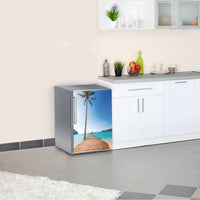 Kühlschrank Folie Caribbean  Kühlschrank 60x80 cm