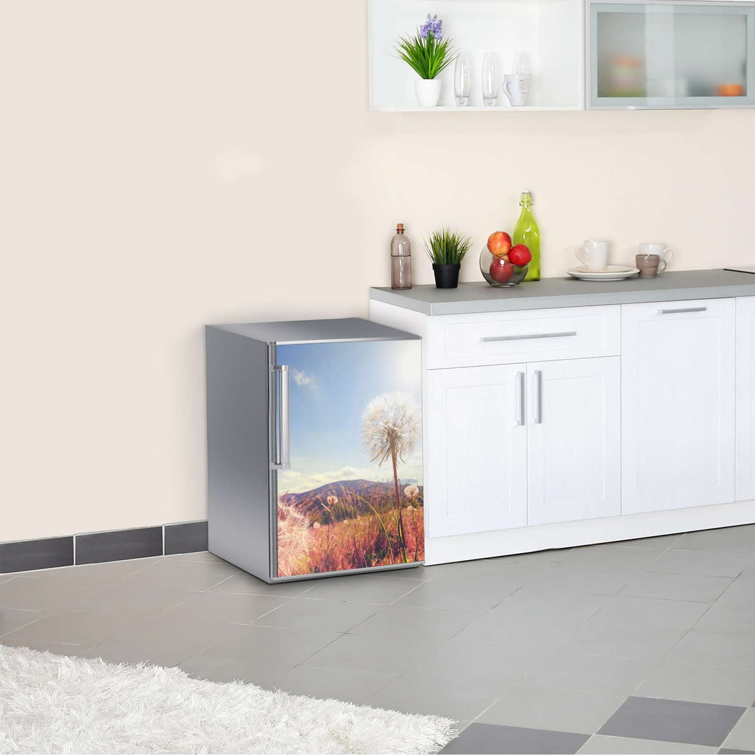 Kühlschrank Folie Dandelion  Kühlschrank 60x80 cm