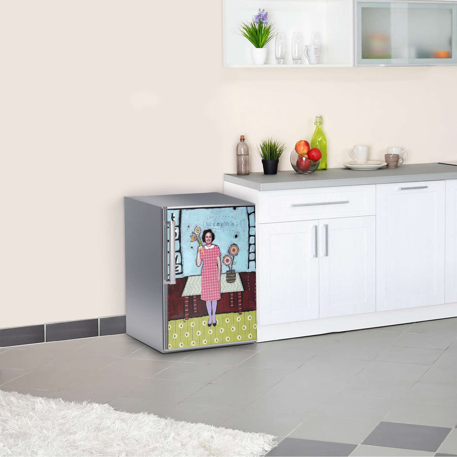 Kühlschrank Folie Der perfekte Tag  Kühlschrank 60x80 cm