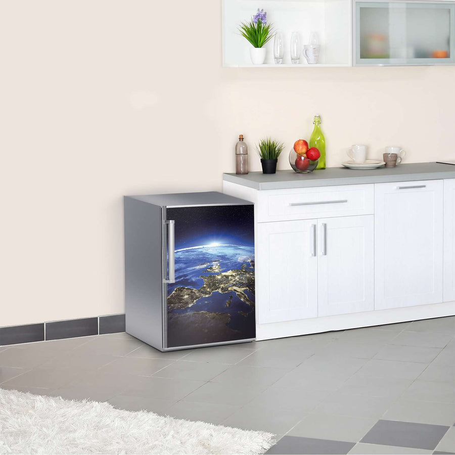 Kühlschrank Folie Earth View  Kühlschrank 60x80 cm