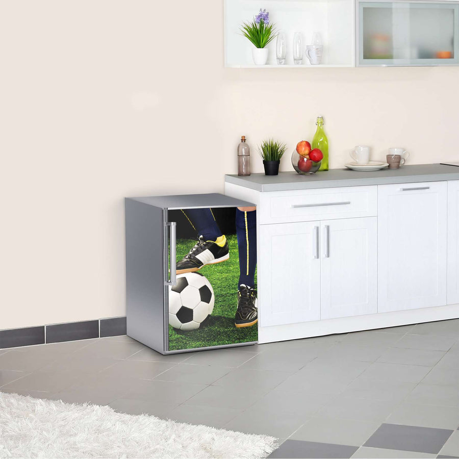 Kühlschrank Folie Fussballstar  Kühlschrank 60x80 cm