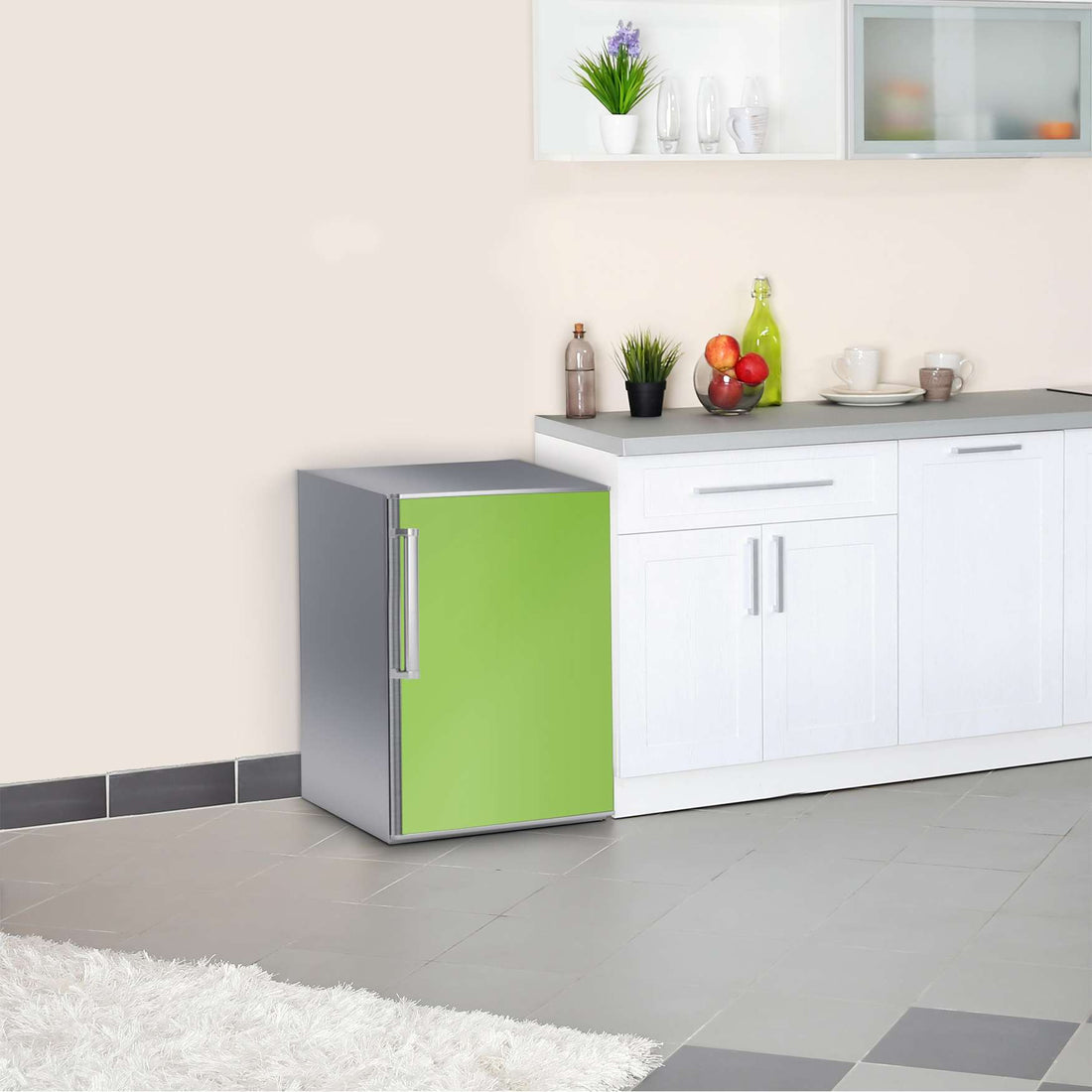 Kühlschrank Folie Hellgrün Dark  Kühlschrank 60x80 cm