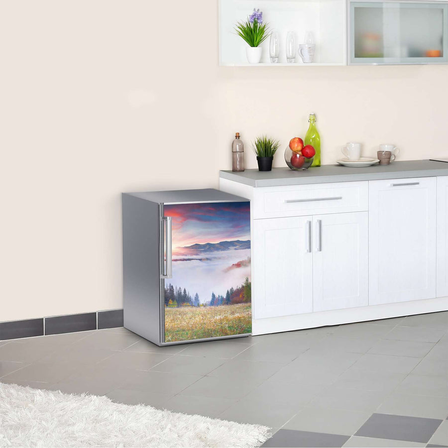 Kühlschrank Folie Herbstwald  Kühlschrank 60x80 cm