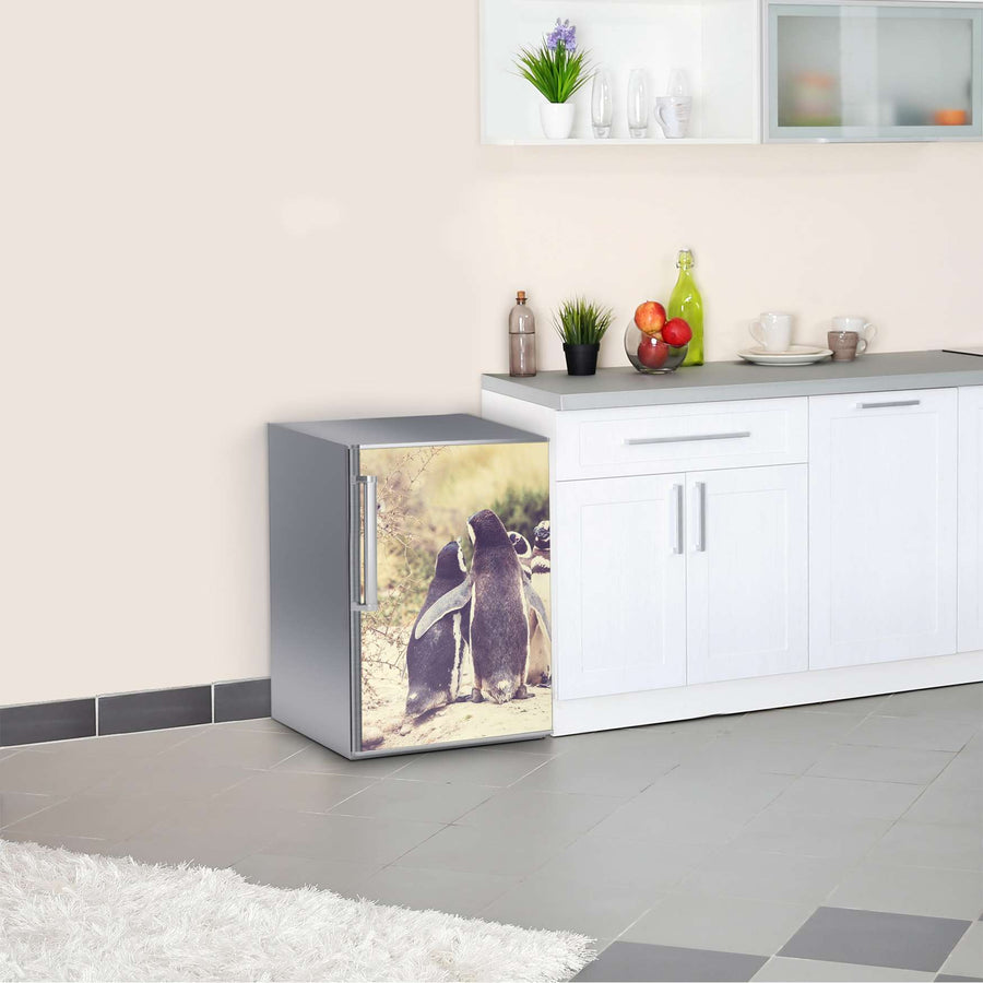 Kühlschrank Folie Pingu Friendship  Kühlschrank 60x80 cm