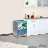 Kühlschrank Folie Pirates  Kühlschrank 60x80 cm