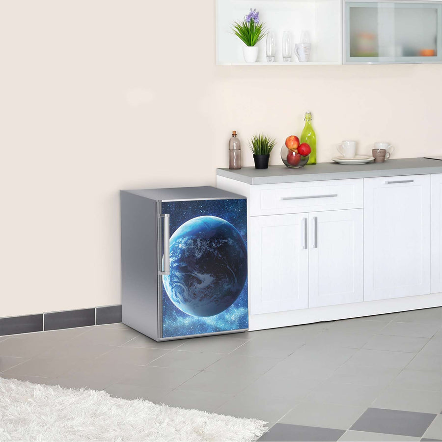 Kühlschrank Folie Planet Blue  Kühlschrank 60x80 cm