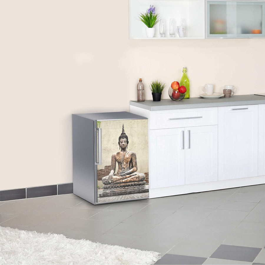 Kühlschrank Folie Relaxing Buddha  Kühlschrank 60x80 cm