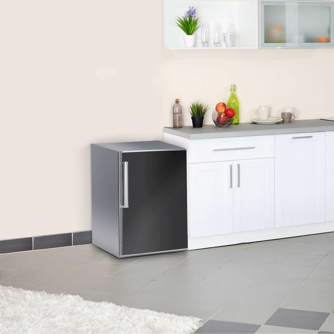Kühlschrank Folie Schwarz  Kühlschrank 60x80 cm