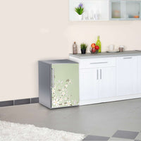 Kühlschrank Folie White Blossoms  Kühlschrank 60x80 cm