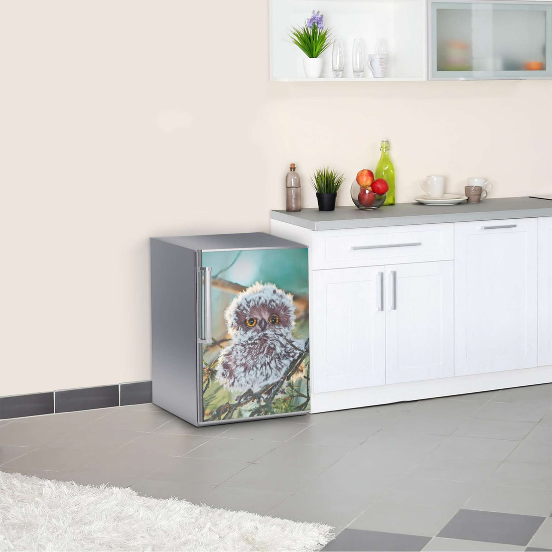 Kühlschrank Folie Wuschel  Kühlschrank 60x80 cm