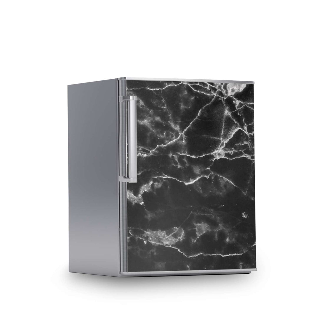 Kühlschrank Folie -Marmor schwarz- Kühlschrank 60x80 cm