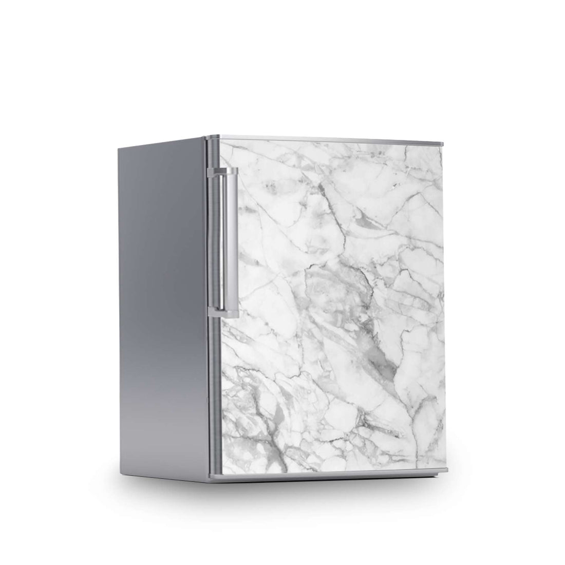 Kühlschrank Folie -Marmor weiß- Kühlschrank 60x80 cm