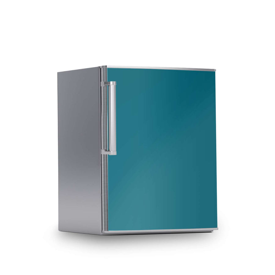Kühlschrank Folie -Türkisgrün Dark- Kühlschrank 60x80 cm