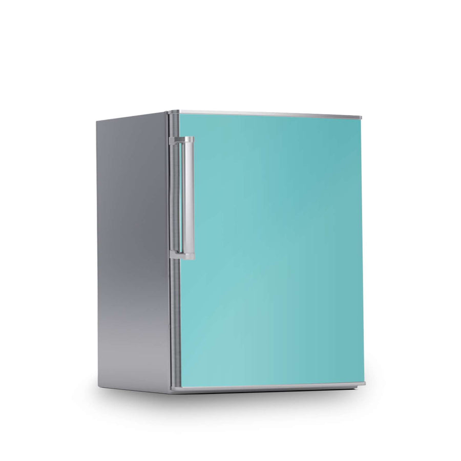 Kühlschrank Folie -Türkisgrün Light- Kühlschrank 60x80 cm