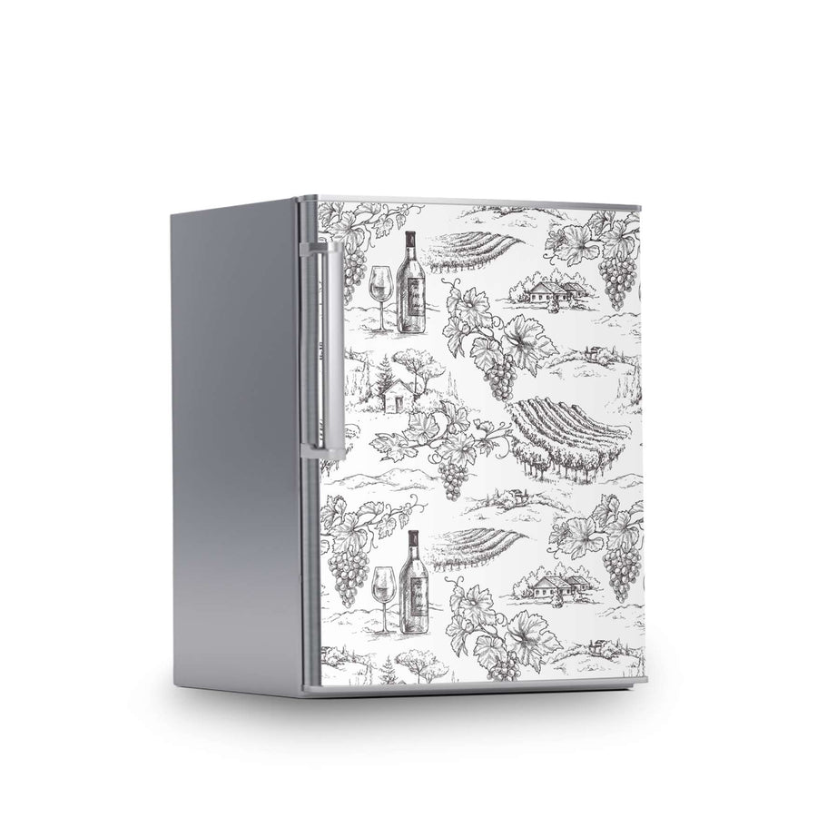 Kühlschrank Folie -Vineyard- Kühlschrank 60x80 cm