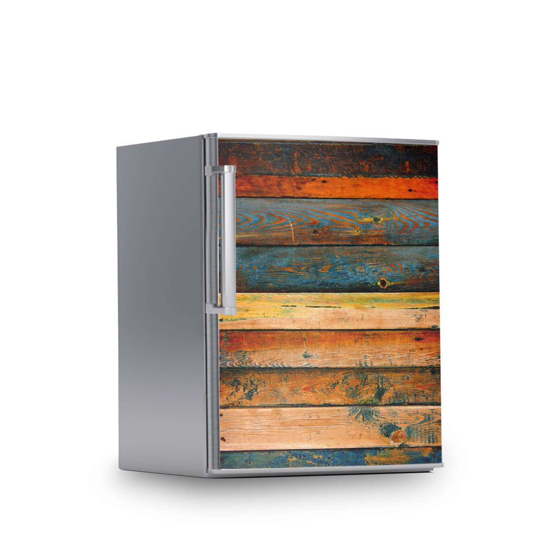 Kühlschrank Folie -Wooden- Kühlschrank 60x80 cm