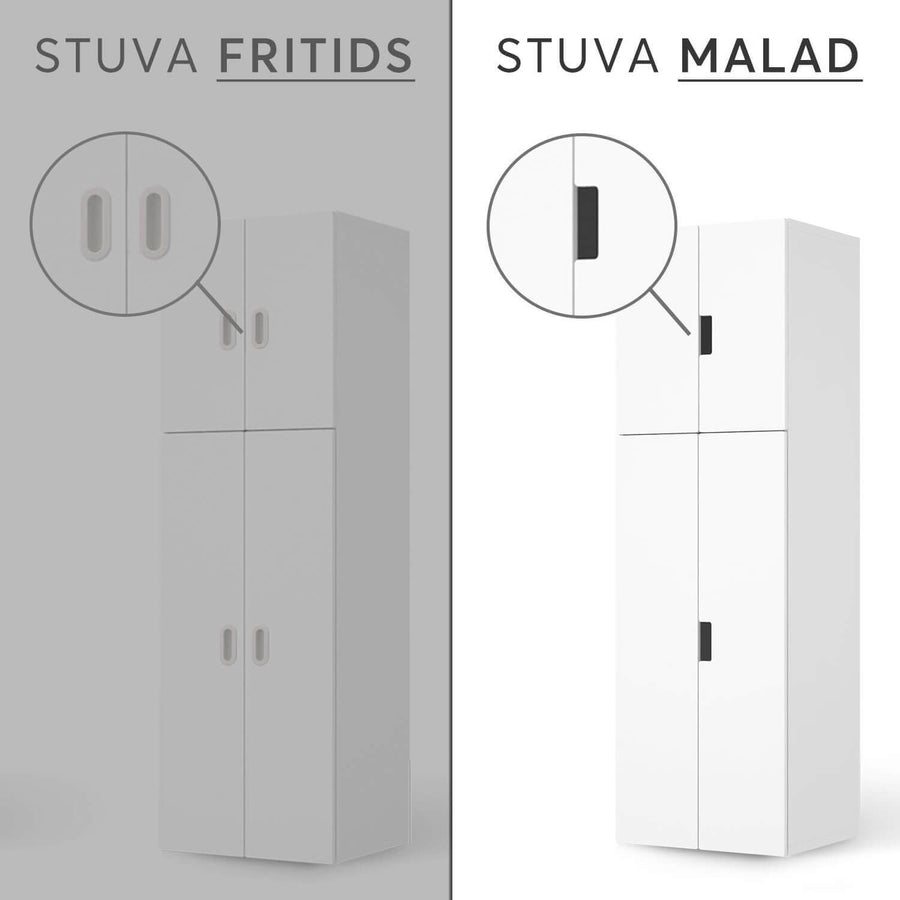 Vergleich IKEA Stuva Malad / Fritids - Türkisgrün Light