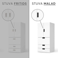 Vergleich IKEA Stuva Malad / Fritids - Braungrau Light
