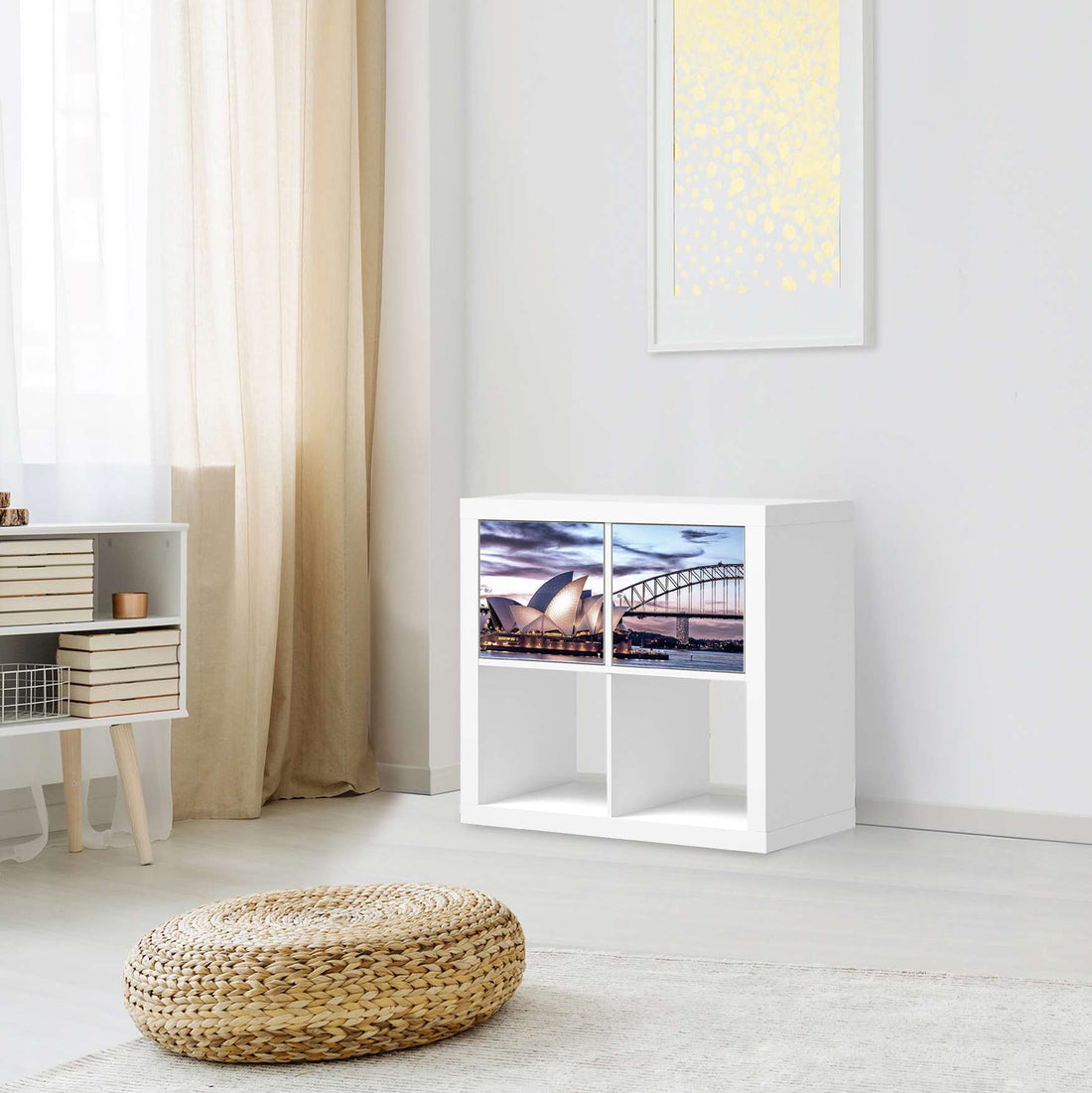 Möbel Klebefolie Sydney - IKEA Expedit Regal 2 Türen Quer - Wohnzimmer
