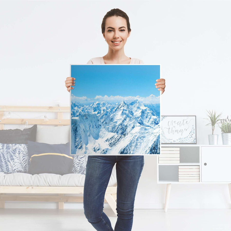 Möbel Klebefolie Himalaya - IKEA Hemnes Beistelltisch 55x55 cm - Folie