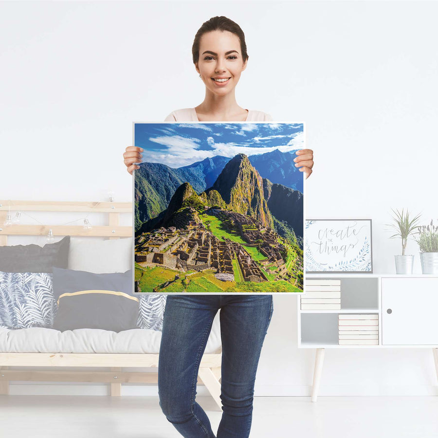 Möbel Klebefolie Machu Picchu - IKEA Hemnes Beistelltisch 55x55 cm - Folie