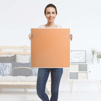 Möbel Klebefolie Orange Light - IKEA Hemnes Beistelltisch 55x55 cm - Folie