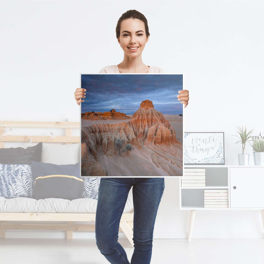 Möbel Klebefolie Outback Australia - IKEA Hemnes Beistelltisch 55x55 cm - Folie