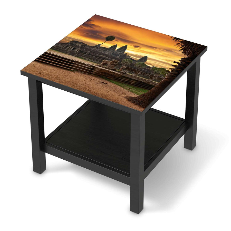 Möbel Klebefolie Angkor Wat - IKEA Hemnes Beistelltisch 55x55 cm - schwarz