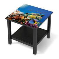 Möbel Klebefolie Coral Reef - IKEA Hemnes Beistelltisch 55x55 cm - schwarz