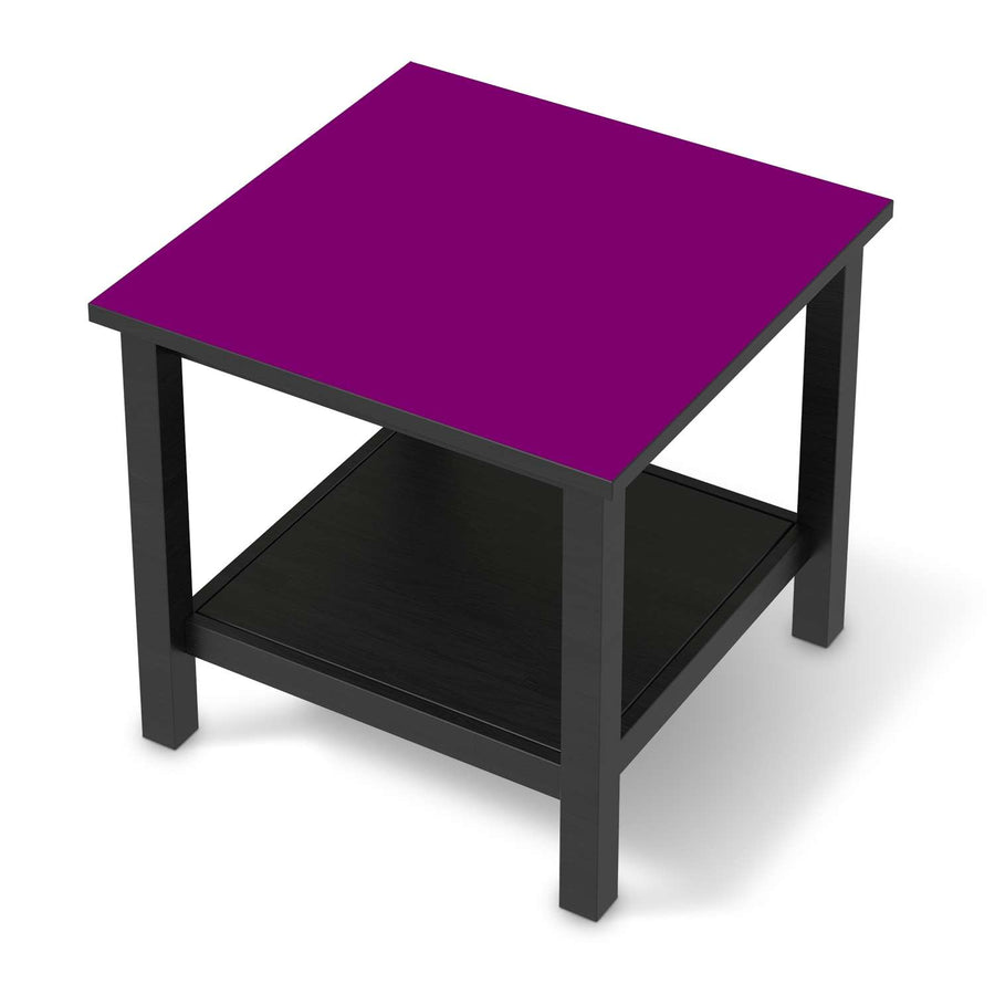 Möbel Klebefolie Flieder Dark - IKEA Hemnes Beistelltisch 55x55 cm - schwarz