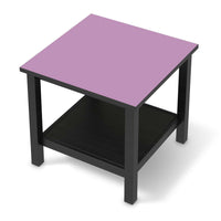 Möbel Klebefolie Flieder Light - IKEA Hemnes Beistelltisch 55x55 cm - schwarz
