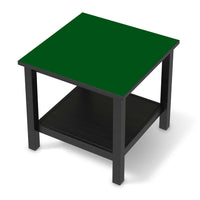 Möbel Klebefolie Grün Dark - IKEA Hemnes Beistelltisch 55x55 cm - schwarz