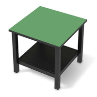 Möbel Klebefolie Grün Light - IKEA Hemnes Beistelltisch 55x55 cm - schwarz