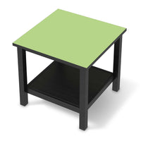 Möbel Klebefolie Hellgrün Light - IKEA Hemnes Beistelltisch 55x55 cm - schwarz