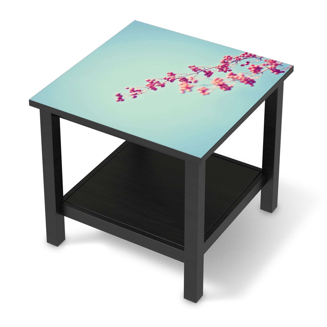 Möbel Klebefolie Ikebana für Anfänger - IKEA Hemnes Beistelltisch 55x55 cm - schwarz
