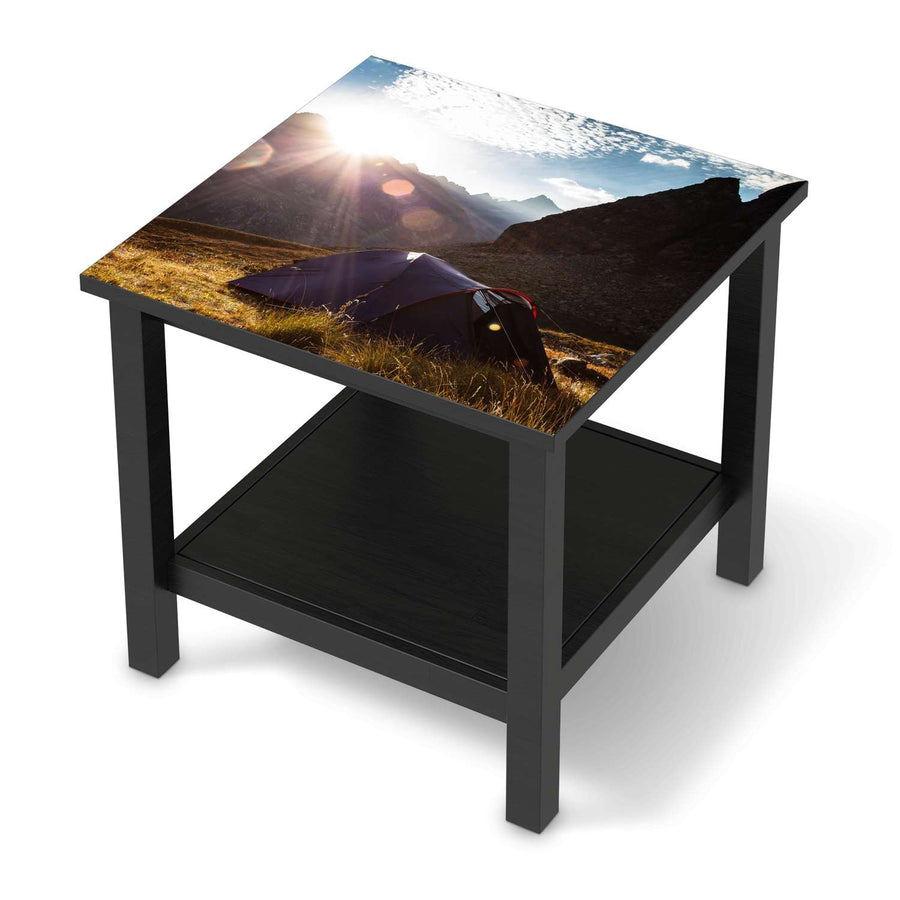 Möbel Klebefolie Into the Wild - IKEA Hemnes Beistelltisch 55x55 cm - schwarz